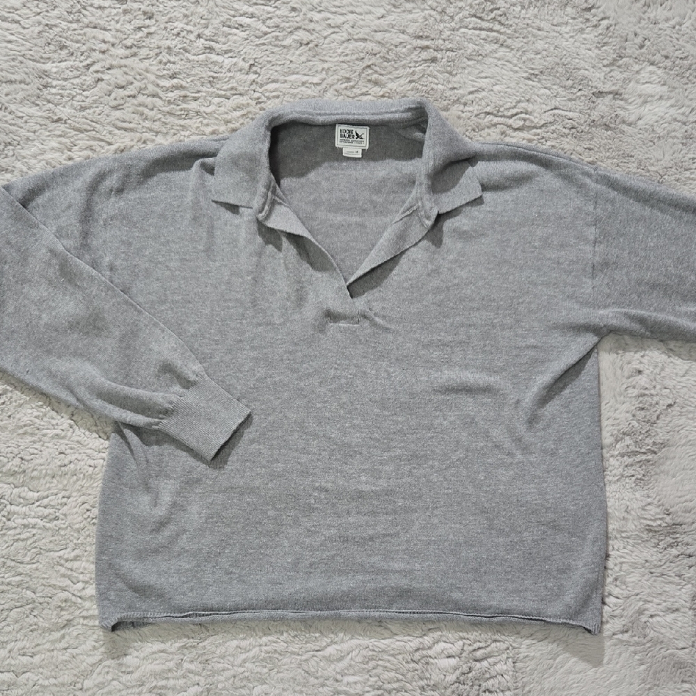 Eddie Bauer Heather Gray Sweater women's size M
